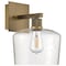 Access Lighting Port Nine Chardonnay, Chardonnay LED Wall Sconce, Antique Brushed Brass Finish, Seeded Glass 63144LEDDLP-ABB/SDG - alternate 2